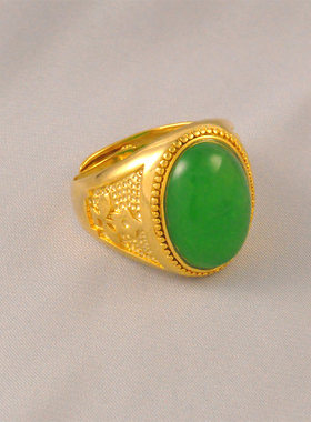 结婚金镶玉男款送老公土豪生日