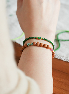 shannai原创天然檀木老山檀手串