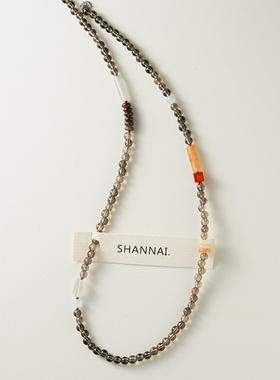 shannai原创新中式天然石项链女