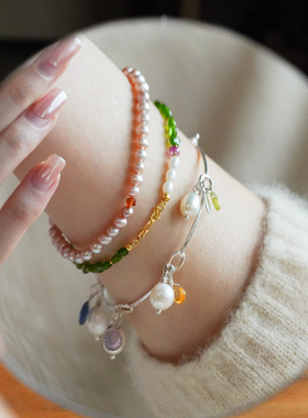 shannai原创天然绿透辉石手串