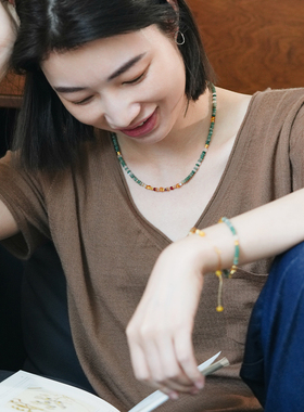 shannai原创新中式国风串珠项链