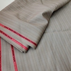 Баррет материал 清仓亏甩 卡其条纹精纺羊毛面料宽幅面料