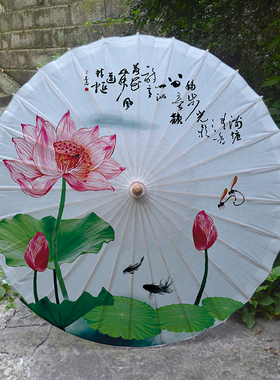防晒竹艺cos旗袍走秀泸州油纸伞