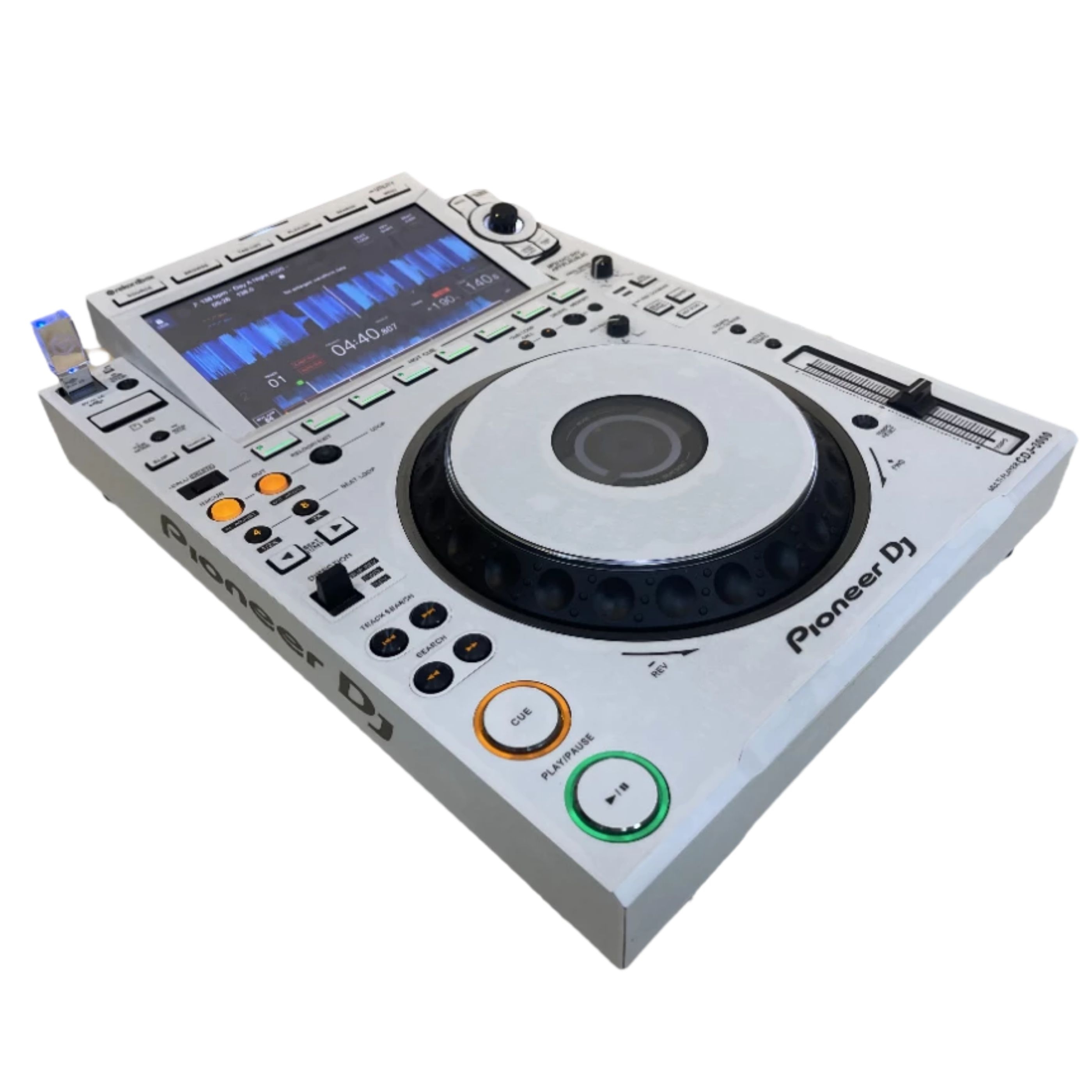 Pioneer先锋CDJ3000打碟机贴膜PC进口白色全保护外部面板贴纸现货-图3