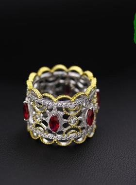 契拉提工艺宝石BU马眼双色蕾丝