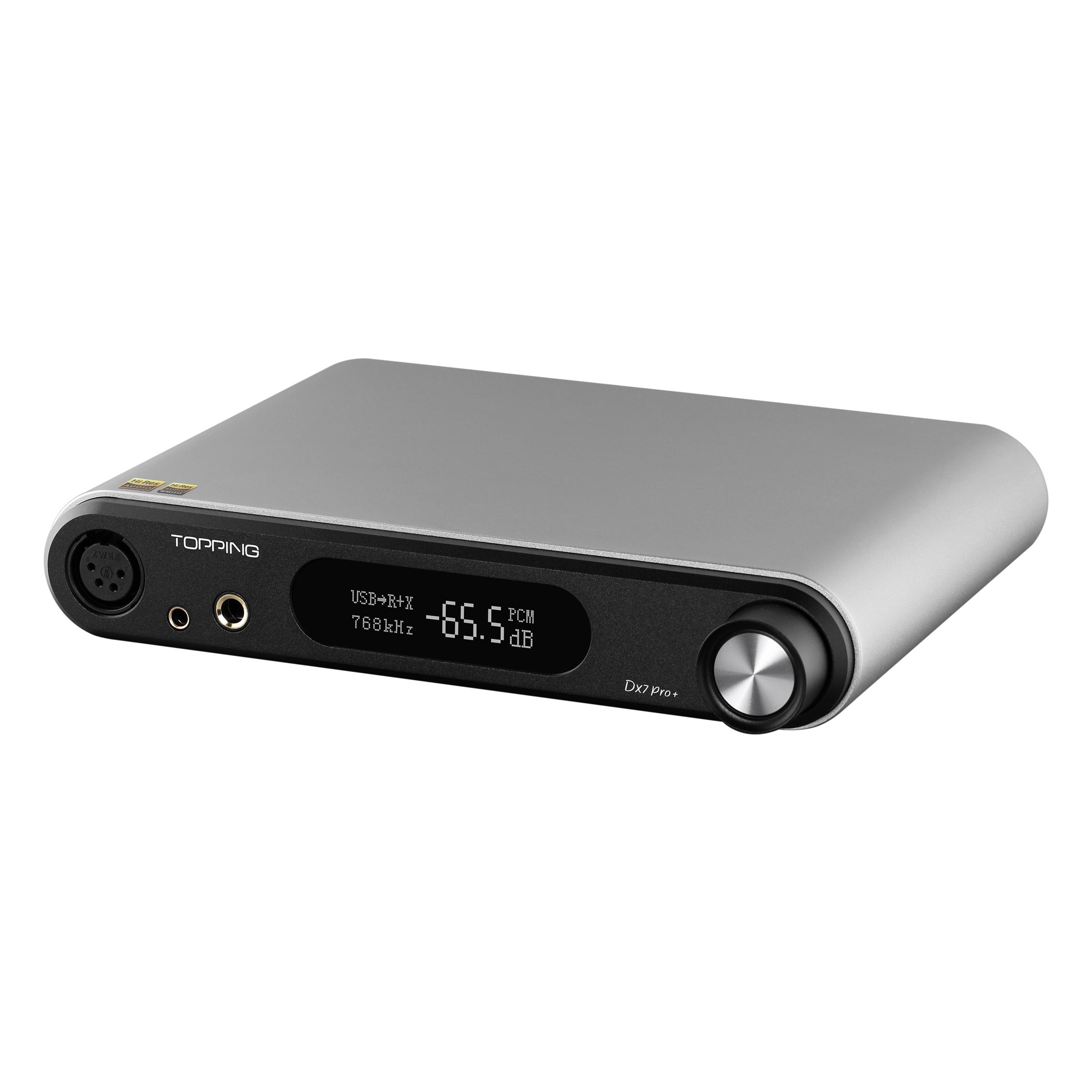 新品TOPPING拓品DX7Pro+解码耳放 ES9038 USB DAC DSD512 蓝牙5.1 - 图1