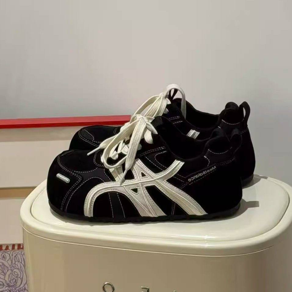 [明星同款]巨萌百搭迷你小泡芙2025秋冬新款小个子软底德训鞋休闲,淘宝优惠券,粉丝福利购,淘宝优惠卷