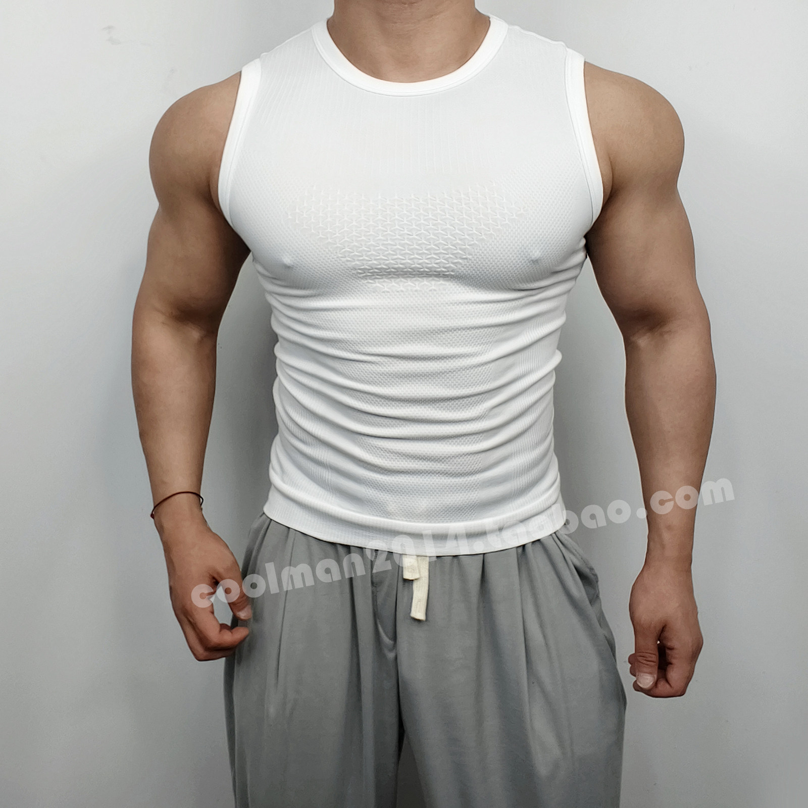 美式跑步运动背心速干男士健身无袖显肌肉T恤撸铁训练紧身坎肩弹,淘宝优惠券,粉丝福利购,淘宝优惠卷