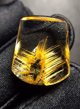 天然钛晶吊坠戒指发晶手链手镯手串绿幽灵水晶无事牌项男女同款