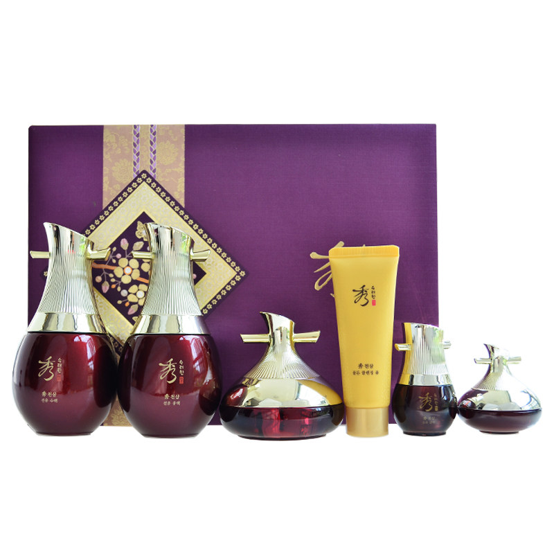 蝶妆屋秀雅韩天参先柔润肤液套盒 蝶妆屋 秀雅韩全球购卖家面部护理套装