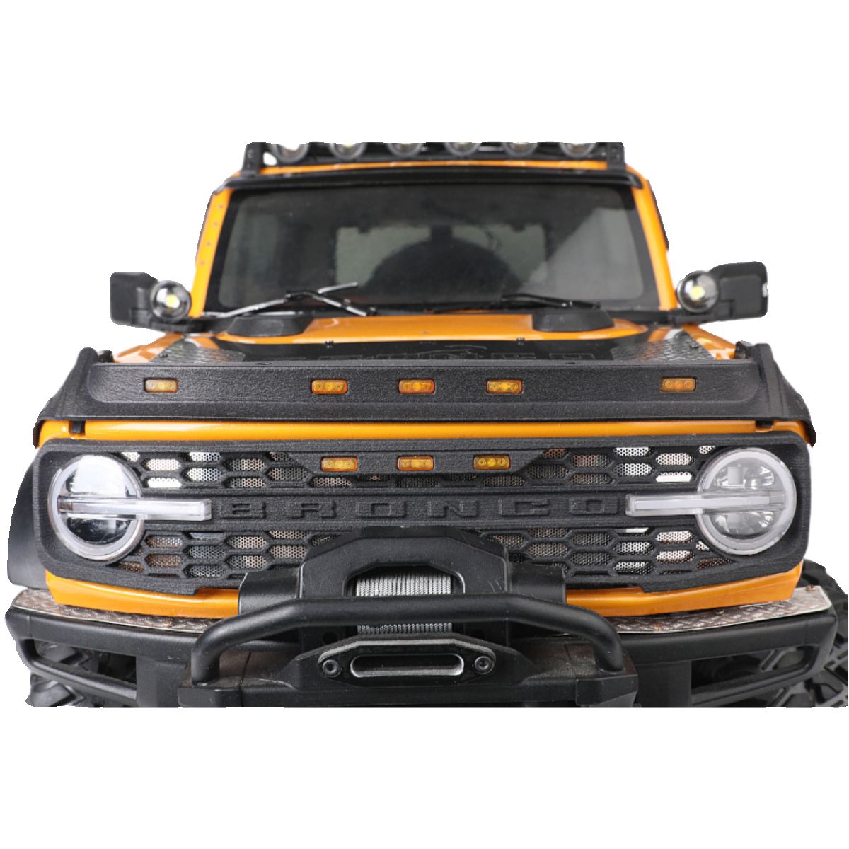 DJ TRX-4 TRX4 烈马福特 bronco 猛禽RAPTOR带灯中网 带金属格栅 - 图3