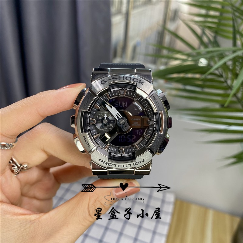 卡西欧G-SHOCK新品运动防水手表男白敬亭同款GM-110/110B/110G