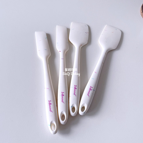 出加拿大 特价微瑕品一体式硅胶刮刀蛋糕刮板奶油抹刀烘焙工具 - 图3