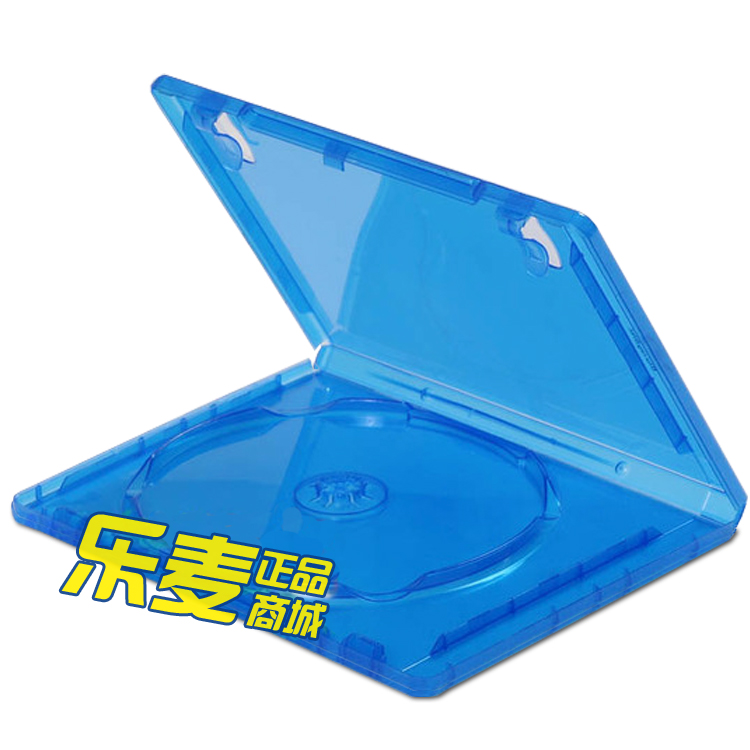 蓝光盒光盘盒 DVD盒单片装蓝色透明DVD盒蓝光高清DVD盒光盘壳-图2