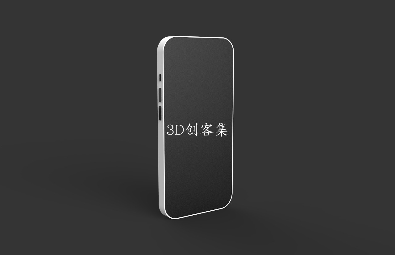 苹果iphone15 pro手机外观3D数据(stp格式尺寸1：1，6.1英寸）