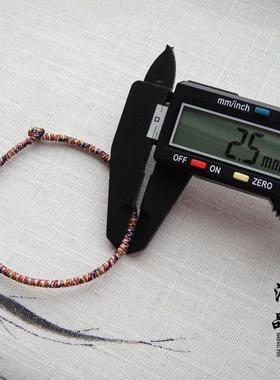 密宗藏式九乘金刚结七色加金手绳