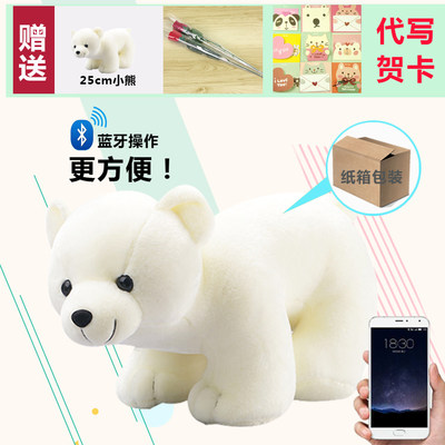 北极熊毛绒玩具抱抱熊公仔情侣布娃娃玩偶小白熊女生小熊生日礼物 虎窝淘