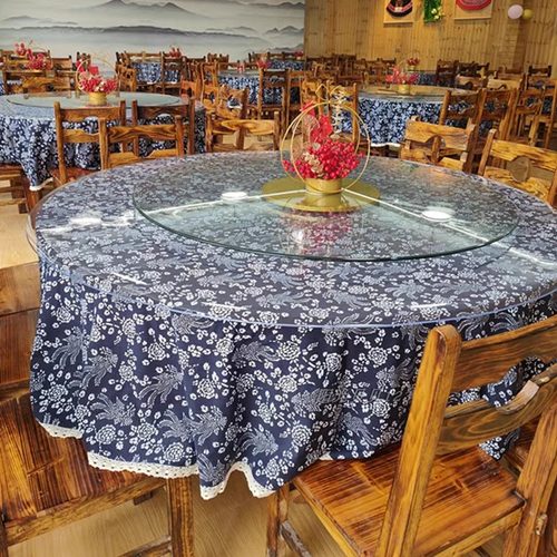 全棉蓝印花布活性印染 加宽加厚 可做桌布 窗帘 民族风床品 服装 - 图3