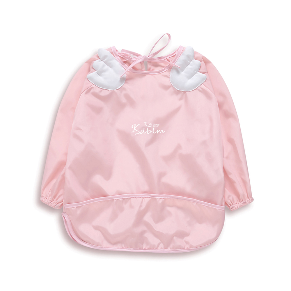 Japanese angel wings baby waterproof bibs eating clothes