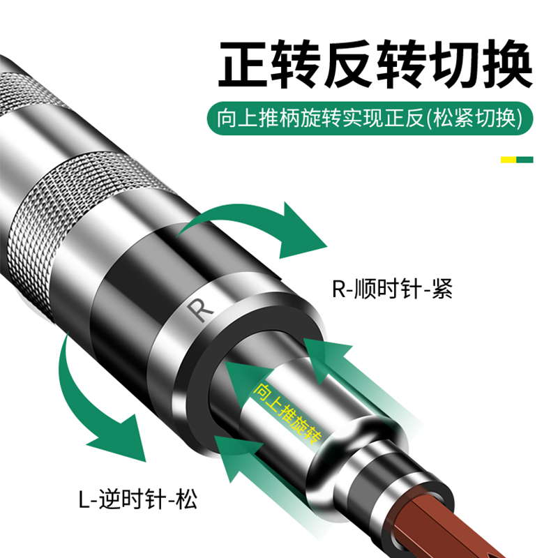 保联生锈死螺丝冲击螺丝刀断头螺丝取出器撞批十一字改锥穿心起子 - 图1