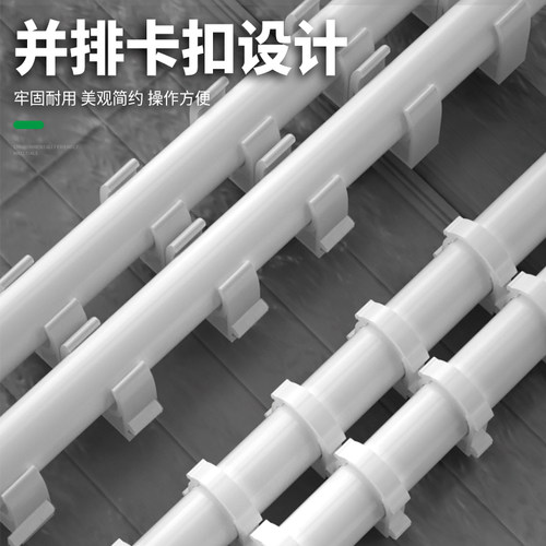 PPR水管固定卡扣管卡4分6分1寸管夹U型管卡带脚扣卡水管配件大全 - 图1