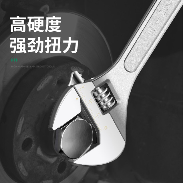 Movable wrench tools collection movable wrench hand multifunctional large opening pipe pliers hardware small wrench movable wrench board