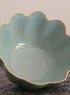 大师作品汝州莲花碗