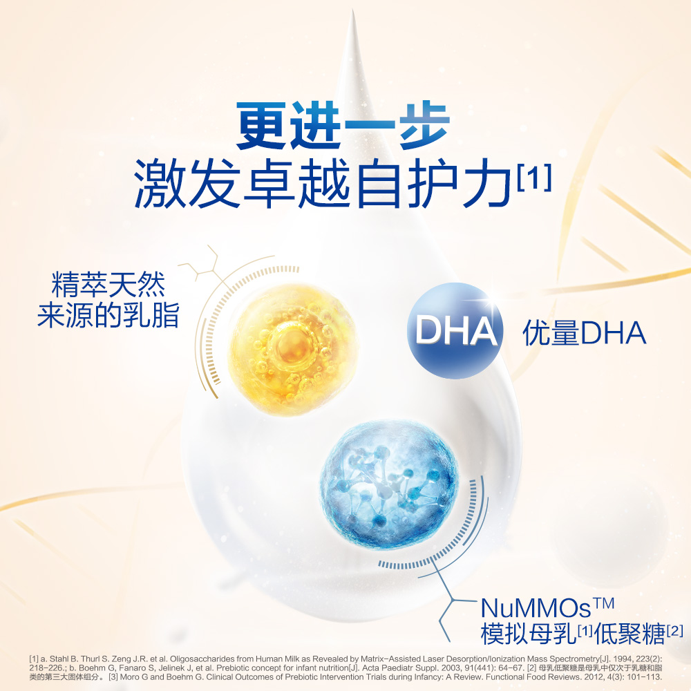 孩子王官方旗舰店Aptamil爱他美白金版卓萃较大婴儿配方奶粉 2段牛奶粉 6-12月四罐2