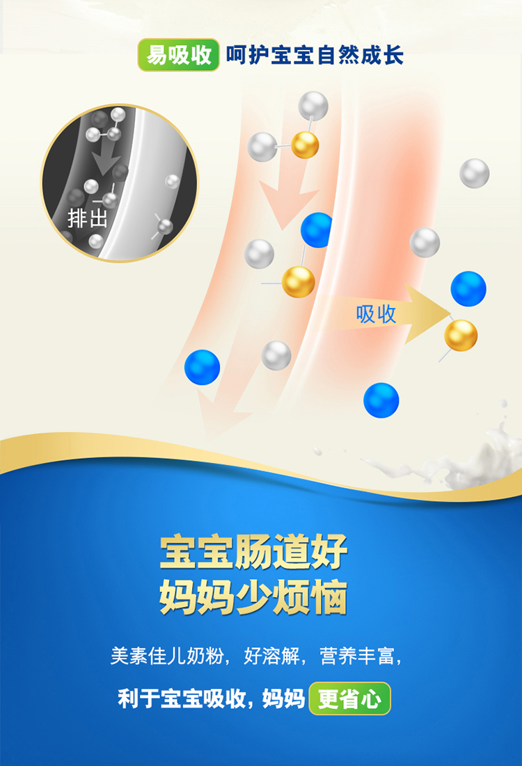 孩子王官方旗舰店Friso美素佳儿较大婴儿配方奶粉2段900g 荷兰进口牛奶粉6-12月2听3