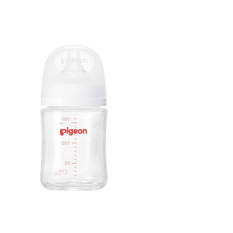 孩子王官方旗舰店贝亲新生儿自然实感Ⅲ宽口径玻璃奶瓶160ml（S号奶嘴）0