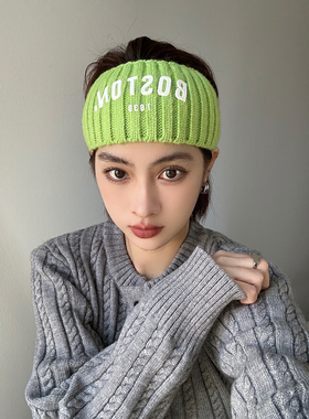 日常发带头巾女宽边运动束发箍