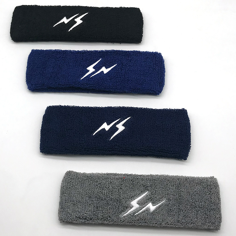 运动发带男女健身瑜伽跑步吸汗头巾洗脸化妆宽边束发带毛巾料头戴 - 图0