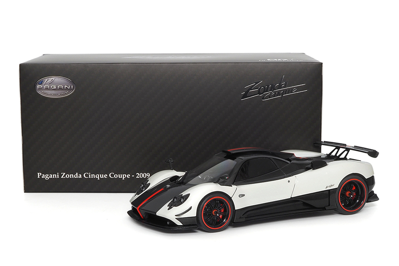 Almost Real 似真AR 1/18帕加尼 宗塔 Zonda Cinque 合金汽车模型 - 图3