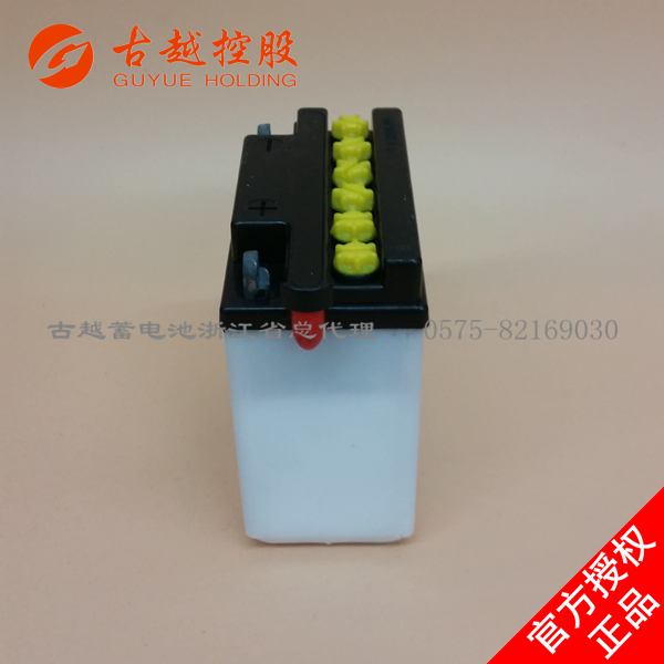 老款CG125摩托车电瓶YB3L-B古越电池12N3-3B水电瓶YB3L-A全新正品 - 图2