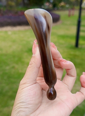 牛角鸡腿大拨筋棒按摩棒