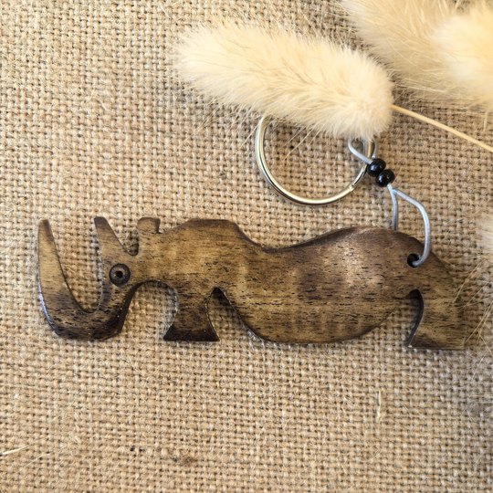 Imported characteristic handicraft ox bone keychain pendant