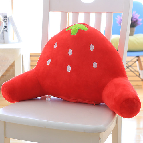 可爱座椅靠垫办公室抱枕卡通腰枕腰垫椅子护腰靠枕靠背垫床头大号 - 图2