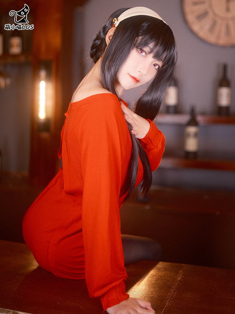 间谍过家家约尔福杰cos居家服日常毛衣荆棘公主cosplay服装女假发-图1