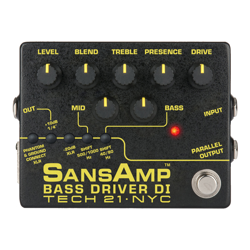 Tech 21 SansAmp Programmable Bass Driver VT DI贝司单块效果器 - 图3