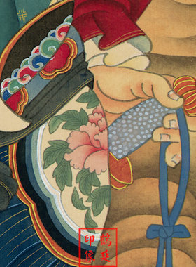 新款岳元帅画像岳飞画像四大护法元帅