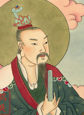 鹤延道人高清水陆画十方灵宝画像