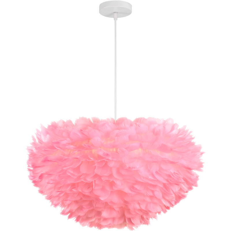 北欧创意羽毛吊灯 现代简约温馨个性卧室公主儿童房餐厅网红灯具,淘宝优惠券,粉丝福利购,淘宝优惠卷