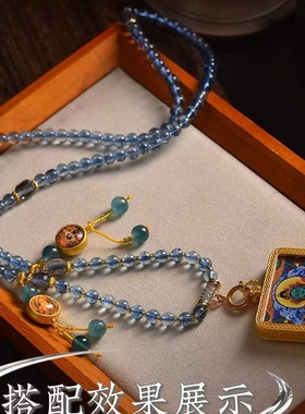 藏式手工编织项链绳男女款蜜蜡吊坠挂绳唐卡佛牌绳子民族风M