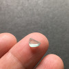 Burmese jade high ice clear water mint green drop ring