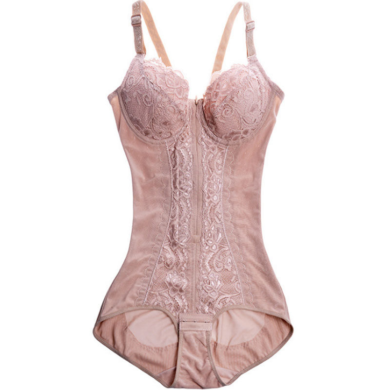 美人g计连体带文胸收腹束腰塑身衣 艾尔鸽塑身连体衣