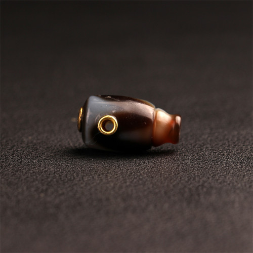 小号个性文玩佛珠手串配饰天珠三通佛头diy金刚星月百香籽配件 - 图0