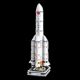 Wonderful Long March 5 launch vehicle building blocks toy educational assembly for girls and boys K10226 gift