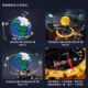 Double Eagle Click Building Block Mechanical Solar System Set Moon Earth Collection Ornament Three Globe Boy Assemblage Model