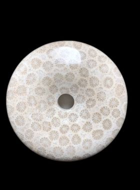 新品天然珊瑚玉平安菊花如意怀古