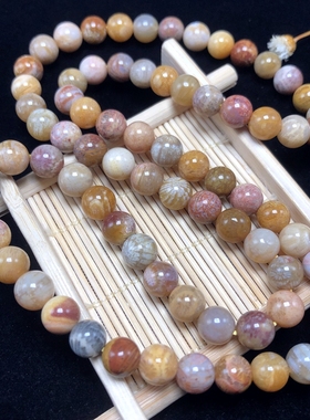 切面珠糖果珠爱心珊瑚玉手链女